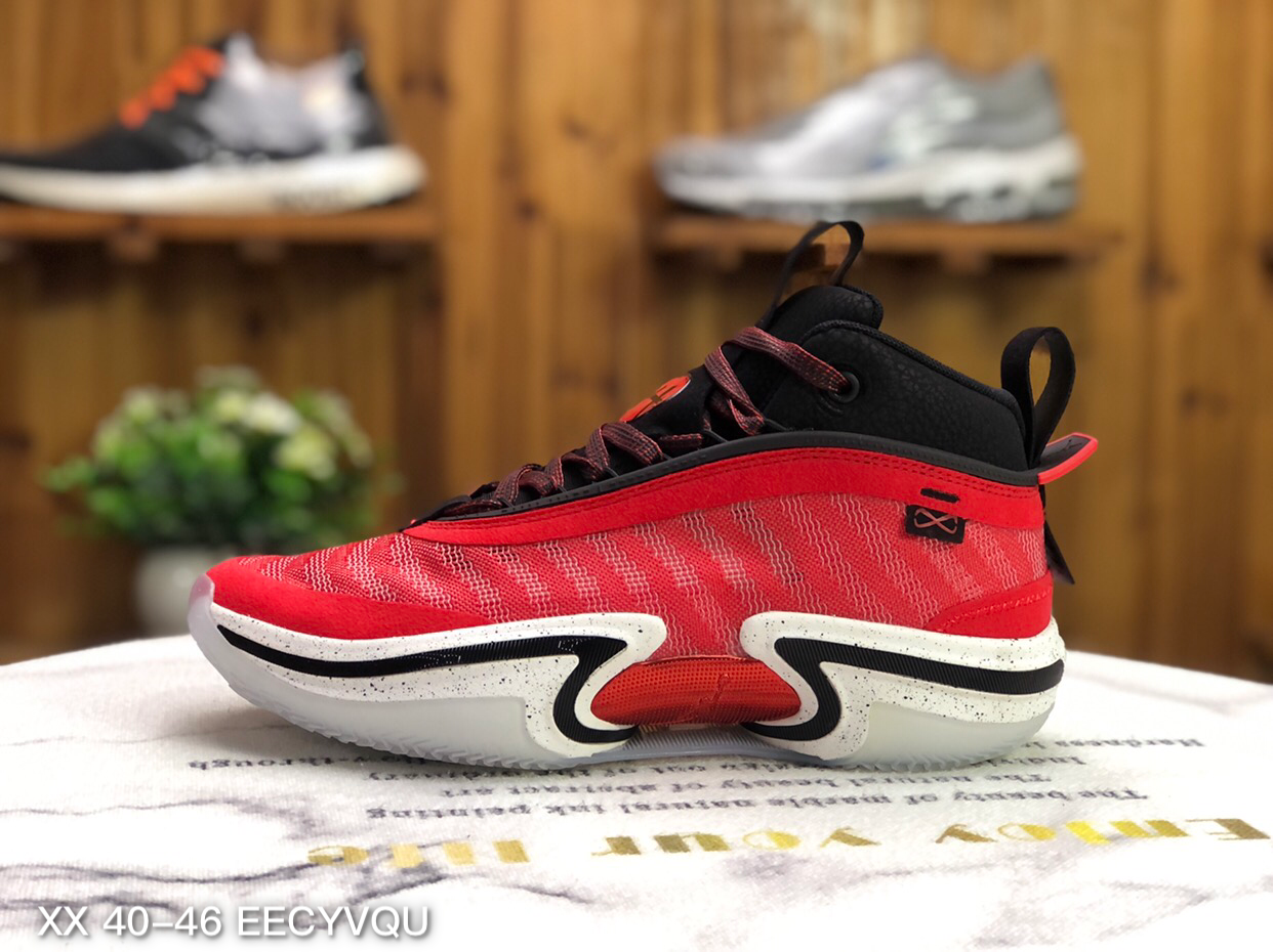 Air Jordan 36 Red Black White Shoes